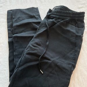 Black flowy pants BANANA REPUBLIC